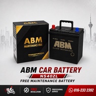[INSTALLATION PROVIDED] - ABM NS40ZL | 44B19L Car Battery OEM Perodua, Toyota