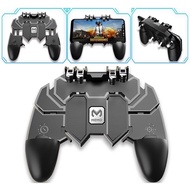 AK66 PUBG Six Fingers All-in-One Mobile Gamepad Joystick Game Shooter Controller Trigger ROS