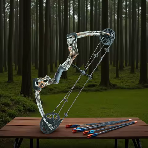 15-45 Pounds Archery Hunting Compound Bow Equipment Archery Beginner's Composite Bow Set for Right H