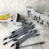 25pcs/1box Tech Pen Panda Black Water Gel Ink Pen 0.7mm Student Stationery Office&Scholl Sign Pen