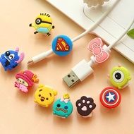 Mobile Cartoon Data Cable Protection Case South Korean Creative Earphone Charging Cable Breakproof Protector Wrapper for iPhone Data Cable Protection Case