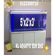 TL-1500D Kintons/Sea Star Crystal Clear Aquarium (L5'xW2'xH3')