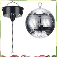 Disco Ball Decor with Light and Disco Ball-Battery Powered Disco Ball Light, Christmas Party, DJ Clu