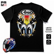 PRM8 - Men's Premium Combed 24s T-Shirt Motorcycle Racing Unisex Short Sleeve Sunmori | Arai Helmet 