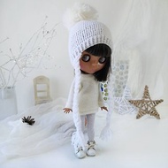 White clothes set Blythe doll Outfit Blythe doll