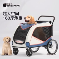 Bosimao Large Dog Stroller Dog Stroller Senior Dog Assistive Stroller Golden Retriever Border Collie