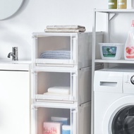 日本天馬 Fits unit 35面寬單層抽屜收納箱-高25CM-3入