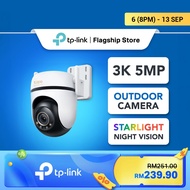 【HOT】TP-Link Tapo C530WS 3K 5MP/ C560WS 4K 8MP Outdoor 360 WiFi Wireless Camera CCTV