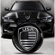 Front Hood Trunk Tuning Badge 82mm Compatible with BMW Emblem 51148132375 America United States USA 