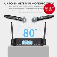 New GMark GLXD4 UHF Wireless Microphone System - Handheld for Stage, Speeches, Weddings, Bands, Part