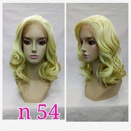 FRONT LACE WIG LACE KOREA WIG PENDEK WIG CURLY RAMBUT ASLI N54 MURAH