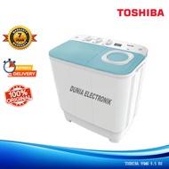 TOSHIBA Mesin Cuci 2 Tabung 9 KG VH-H95MN Low Watt Cuci dan Kering