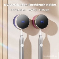 UV Sanitizer Electric Toothbrush Holder Wall Mounted UV Toothbrush Sterilizer Toothbrush organizer w