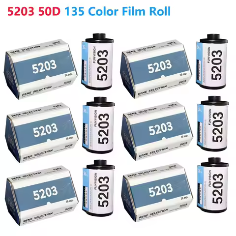 5203 50D 135 Color Film Roll 1/2/3/6 Roll Negative Processing iso 50 Film Roll Negative ECN2 flus Fo