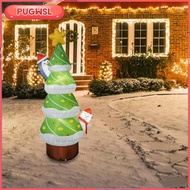[pugwsl] Lighted Christmas Tree Inflatable Xmas Decor 5.9 ft Decorative Ornament for