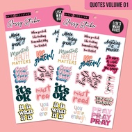 Motivational Quotes Sticker Volume 01
