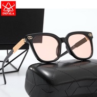 IMPALA QS701XC1 แว่นตากันแดดแฟชั่นระดับไฮเอนด์สำหรับผู้หญิงและผู้ชาย UV400เลนส์ HD สไตล์หรูหราพร้อมก