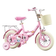 兒童單車 hello kitty  兒童單車 公主單車 new 配送前掛篮，后座架，輔助輪及升級彩胎  12吋558元，14吋618元，16吋678元，18吋738元，20吋788元 另 摺疊款另加5