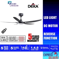 SMART LIFESTYLE DC CEILING FAN WITH LED LIGHT SM58DC-LED BY DEKA