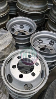 Used 17.5x6.00 6hole suitable for Isuzu light truck 215/75R17.5 or 225/75R17.5 tyre Tayar Rim Terpak