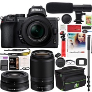 Nikon Z50 Mirrorless Camera Body 4K UHD DX-Format 2 Lens Kit NIKKOR Z DX 16-50mm F/3.5-6.3 VR + Z DX