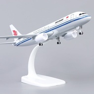 Chinese International Airlines simulation aircraft model C919Airplane model with landing gear, alloy