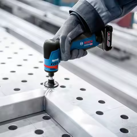 Bosch GWG 12V-50 S Electric Grinder Cordless Polisher Brushless Right Angle Sander Home Use Mini Gri