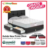 Spring Bed Guhdo New Prima Drawer HS Caserta Uk 180x200 - Bed Set