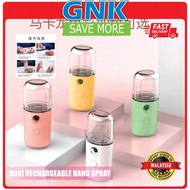 sanitisersanitizer [ GNK ] 30ML RECHARGEABLE Portable USB Nano Facial Spray Mist Machine Atomization