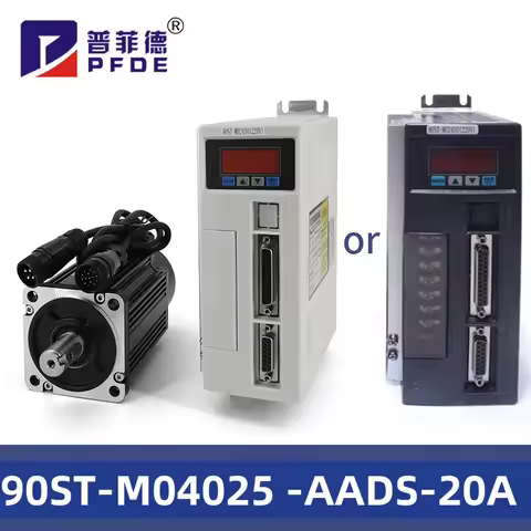 90ST-M04025 220V 1000W AC Servo motor 4N.M. 2500RPM 1KW servomotor Single-Phase ac drive permanent m