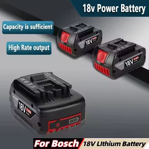 For Bosch 18V 8Ah Replacement Battery Compatible with Bosch GDR215 GDS400 DSR185 BAT618 Tools Lithiu