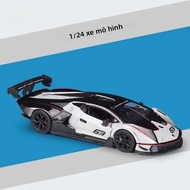 Porsche 963 Le Mans 24 Giờ Mô Phỏng Hợp Kim Hình Xe Ô Tô Tỉ Lệ 1:24 Đồ Chơi Điều Khiển Từ Xa Không C