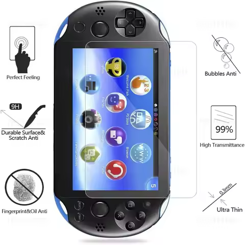 1/2PCS Screen Protector for Sony PSV 2000 1000 PS Vita 2000 PS Vita1000 Premium Tempered Glass Prote