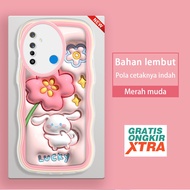 Jasouwe Realme 5 5i 5s 6 6i 6S 7i C17 8 8i 9 pro plus 9i Phone case Cinnamon roll pattern 3D colorfu