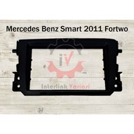 Frame tape head unit 2din Mercedes Benz Smart 2011 Fortwo