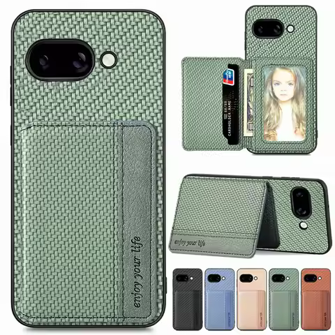 Pixel 10A 5G Back Case RFID Blocking Leather Wallet Capa for Google Pixel 10A Luxury Cover Pixel 10A