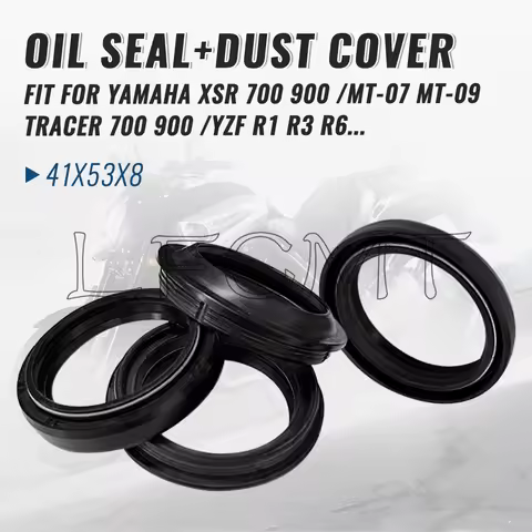 41x53x8 41 53 Front Fork Oil Seal Dust Cover Fit for Yamaha XSR700 XSR900 MT-07 MT-09 TRACER 700 900