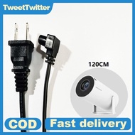 TweetTwitter HY300/HY320 Projector 1.2m Original Extended Power Cord AC Cable Extension Cable Chargi