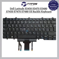 Dell Latitude E5450 E7450 E5470 E7470 E5480 E7480 E7490 US Backlit Keyboard 0D19TR PK1313D3B00