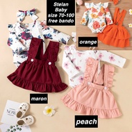 (LOLI-JKT) Bs-104 STELAN BABY 3 FLOWERS/COLOR 70-100