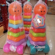 Baby Toys Donuts Stacking Stacked Jumbo Montessori 1 Year Old Baby Toys Kids Baby Toddler Donut Bebe