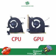 Laptop CPU GPU Cooling Fan For ASUS ROG Flow X13 GV302 GV302XU GV302X GV302XV 13NR0EN0T05011 13NR0EN