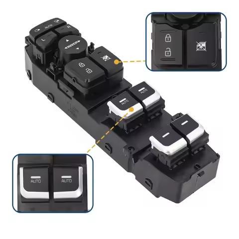 Replacement Front Left Master Power Window Switch for For KIA For SORENTO 2015 Through 2021 Models O