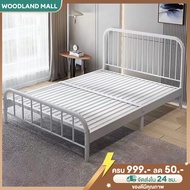 WD เตียงเหล็ก 3.5/4/5/ ฟุต เตียงนอน โครงเตียงเหล็ก เตียง เตียงนอน โครงเตียงเหล็ก 5 ฟุต เตียงนอน เตียงสไตล์โมเดิร์น เตียง 6 ฟุต เตียงนอน เหล็กกลม โครงเตียงแข็งแรง เตียงสไตล์โมเดิร์น สามารถใช้ได้อย่างน้อย 20 ปี bed