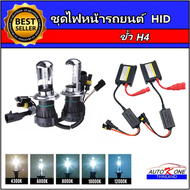 AUTO K ONE ชุดไฟหน้า xenon H4 Hi/Lo 6000K 12V บัลลาสบาง super slimp