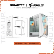 GIGABYTE CASE (เคสเกมมิ่ง) C301 GLASS WHITE V2 | ATX Mid Tower | 1 Year Warranty (GB-C301GW TYPE-C V