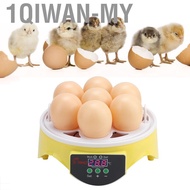 1qiwan-my Digital 7 Eggs Intelligent Home Chickens Ducks Full Automatic Temperature Control Incubato