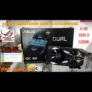การ์ดจอ VGA ASUS Nvidia GTX1650 รุ่นDUAL-GTX1650-O4G // 2GB // DDR5 // 128Bit As the Picture One