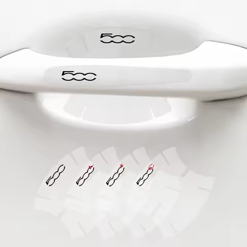 Car Door Bowl Protection Sticker For Fiat 500 500C 2012 500X 500L Abarth 695 Motor Door Handle Prote
