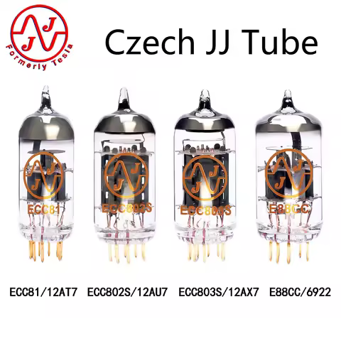 Czech JJ ECC81 ECC802S ECC803S E88CC Vacuum Tube Valve Replace 12AX7 12AU7 12AT7 6922 Vintage Audio 